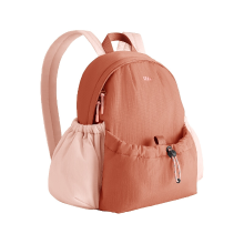 Beneunder LC183, Uitschuifbare Rugzak 10 L, Waterdicht & Lichtgewicht Reisrugzak met Uitschuifbare Capaciteit, Anti Spat & Verborgen Vakken voor Woon werkverkeer/Wandelen, Uniseks Essentials, Rood Roze,F