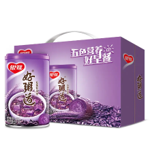 Yin Lu 【Rijstpap met acht schatten】Yinlu Haozhoudao rijstepap met paarse zoete aardappel en paarse kleefrijst, 280 g x 12 blikjes