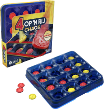 Hasbro Connect 4 Op 'n Rij chaos partyspel   2 tot 10 spelers, leeftijd 8 jaar en ouder