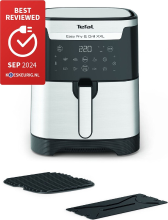 Tefal EY801D   Easy Fry & Grill XXL airfryer   2 in 1, 6,5 l capaciteit, dual zone koken