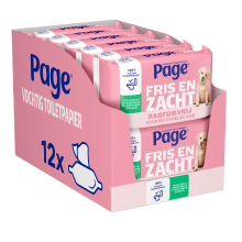 Page vochtige doekjes   fris en zacht   12 x 38 doekjes   voordeelverpakking