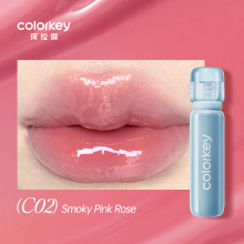 COLORKEY Ice Diamond lip stain – C02 Smoky Rose – langdurige kleur met serum
