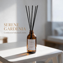 Zooly Slanke fles met reeds, gardenia, 120 ml, 1 stuk