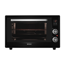 Wiggo 65 L vrijstaande midi oven zwart 2000 W