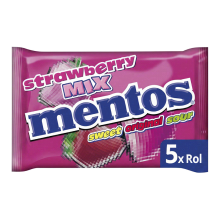 Mentos Strawberry Mix   5 stuks