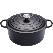 Le Creuset Signature gietijzeren braadpan   20 cm, zwart