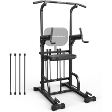 YOSHINO Sportsroyals Power Tower, dipstation, pull up bar voor de krachttrainingmachine in de thuisgym, 204 kg