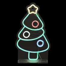 Feeric Lights & Christmas Feeric USB LED Neon Kerstboomlicht   40 cm, Multikleur
