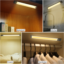 Arlgsite Nachtlampje met bewegingssensor, 36 Epistar 4014 SMD LEDs, 400 lumen, klapproeling, USB oplaadbaar, geschikt voor slaapkamer/babykamer/kast