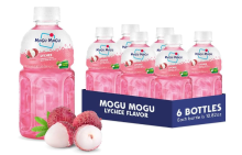 Mogu Mogu drank met lycheesmaak en nata de coco 6 x 320 ml