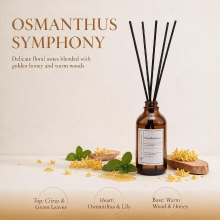 Zooly Slanke fles met reeds, Osmanthus, 120 ml, 1 stuk
