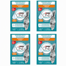 Purina One Hydralife aanvullend natvoer voor volwassen katten kipsmaak*4