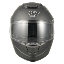 [€20 Korting met coupon] MY modulaire motorhelm met dubbel viziersysteem, ECE 22.06 Gecertificeerd, motorhelm voor woon werkverkeer en touring (935 serie) – Mat titanium – Maat:XXL