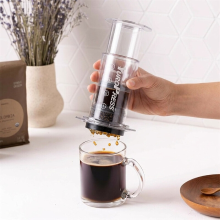 Huacan transparante en handige koffiepot voor geconcentreerde extractie, handbediend koffiepersapparaat