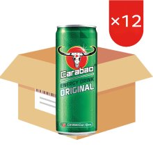 Carabao koolzuurhoudende energiedrank 330 ml x 12