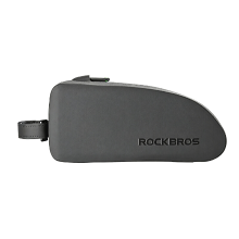 ROCKBROS fiets bovenbuiszak, slanke waterbestendige fietsframezak met quick release bandjes, 600D polyester fietsopbergtas voor racefiets, MTB & e bike, 21,5 × 8,5 × 5,5 cm