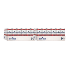 Sourcy Rood Bruisend Mineraalwater   24 x 330 ml x2
