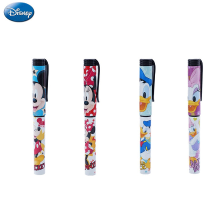 4 Delige Disney Mickey Mouse en Donald Duck pennen set, officieel gelicentieerd, Minnie en Daisy schattige anime balpennen, kleurrijke soepele schrijfwaren cadeau