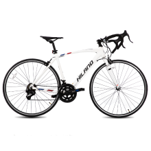 Hiland, Alliance, 700C lichtgewicht racefiets voor volwassenen, unisex, 14 versnellingen, wit, maat L
