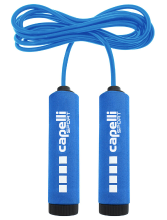 Capelli Sport Comfort Handle Springtouw 9FT PVC Springtouw voor Cardio Fitness   Veelzijdig In te Stellen Springtouw voor Vrouwen Mannen Kinderen, Snel Springtouw voor Oefening, 9 Voet