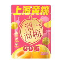 Liu Liu Prune Shanghai gele perzik QQ pruim 80 g