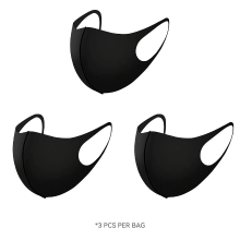 PELLIOT maskers zwart one size (3 stuks)