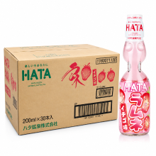 Hatakosen Ramune Aardbei 200 ml x 30