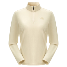 PELLIOT T shirt met lange mouwen voor dames Beige M Kamperen Reizen Waterdicht Duurzaam