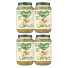 Olvarit courgette witvis rijst 8M13 200 g * 4