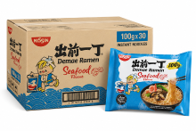 Nissin Instant Demae Ramen Noodle Zeevruchten, 30 x 100 g