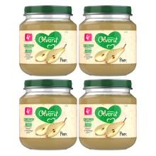Olvarit perenfruitpuree 4M+ 125 g * 4