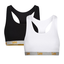 Lee bh croptop Amari zwart/wit S