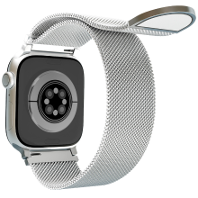 Uni unzeit Apple Watch bandjes (46 mm/45 mm/44 mm/49 mm)+(S3/2/1 42 mm) zilver (cirkel)
