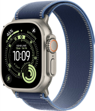 Apple Watch Ultra 3, Trail Loop S/M, Titanium (Blauw)