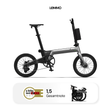 LEMMO Zero Space Grey Carbon Opvouwbare E Bike, 16