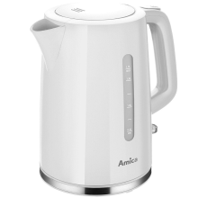 Amica KF1011 Snoerloze Waterkoker 1,7 Liter 2200W met Filter Wit