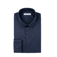 JAMES KINGDOM CVC Heren Katoenen Overhemd Navyblauw 40 M
