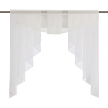 Joyswahl Falt Doppelschicht Stangendurchführungs Überwurf, Einzelteil, B×H 100×100cm, Beige