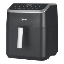 Midea MAD55000ADK   Heteluchtfriteuse   Energiebesparend en tijdbesparend   5,5 liter   Zwart
