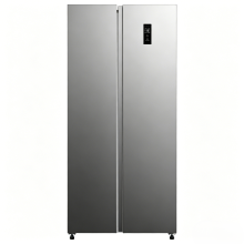 Sonlu+SBS+CC 520WE+444 L grote inhoud, volledig vorstvrij, ultrastille werking met slechts 40 dB, snelle koeling en een design in licht zilver