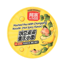 Bai Jia A'KUAN Erwtenpuree met Chongqing noedels (pittige smaak) 105 g
