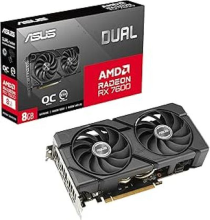 ASUS DUAL RX7600 O8G EVO 8GB GDDR6 HDMI DP