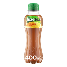 Fuze Tea bruisende zwarte thee met citroen   400 ml