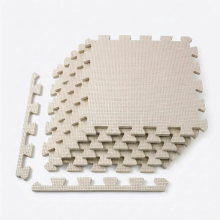 Benarita Effen baby speelmat (6 tegels) – Gebroken wit