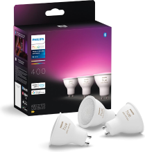 Philips Hue Spot   wit en gekleurd licht   3 pack   GU10