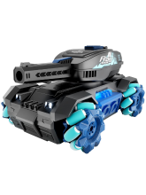 4DRC RC tank die schiet, gebarenherkennende RC stuntauto met licht & muziek, RC tank die waterballen schiet, RC auto voor jongens 6 12, speelgoedcadeaus voor verjaardagen