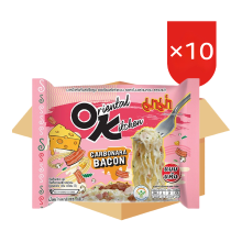 MAMA oosterse keuken instantnoedels carbonara speksmaak 85 g x 10 (doos)