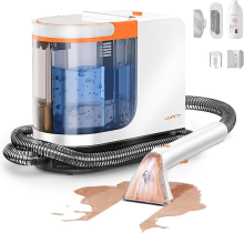 UWANT B300pro Tapijtreinigingsmachine   18 kPa krachtige zuigkracht, draagbaar, zelfreinigend, met accessoires & oplossing voor huisdiervlekken, auto, bank, tapijt, vlekken