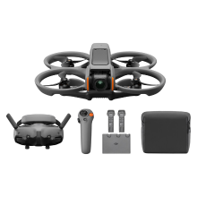 【Terug naar school】DJI Avata 2 Fly More Combo (3 batterijen), FPV drone met 4K camera, immersieve ervaring, acrobatiek met één druk op de knop, ingebouwde propellerbescherming, 155 ° beeldhoek, drone met Goggles 3 en RC Motion 3.