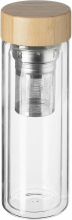 Secret de Gourmet Dubbelwandige Glazen Theepot   40 cl, Transparant